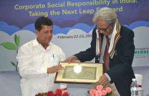 Prof. C. V. Baxi at the inauguration of 6th National Management Convention (NMC’13) in School of Management