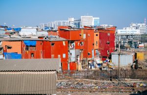 According to World Bank, India has the highest number of people living below the poverty line -- 224 million. (In picture) Dharavi, Mumbai is one of the largest slum settlements in the world.