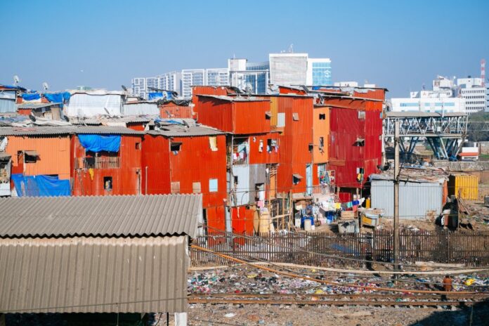 According to World Bank, India has the highest number of people living below the poverty line -- 224 million. (In picture) Dharavi, Mumbai is one of the largest slum settlements in the world.