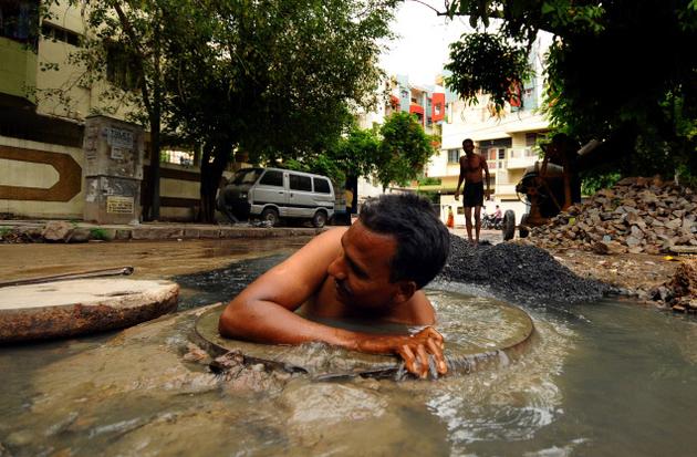 Manual scavenging in India