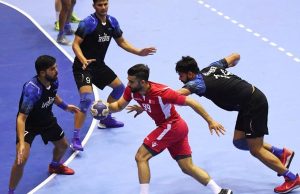 Indian handball team at Asian Games 2018