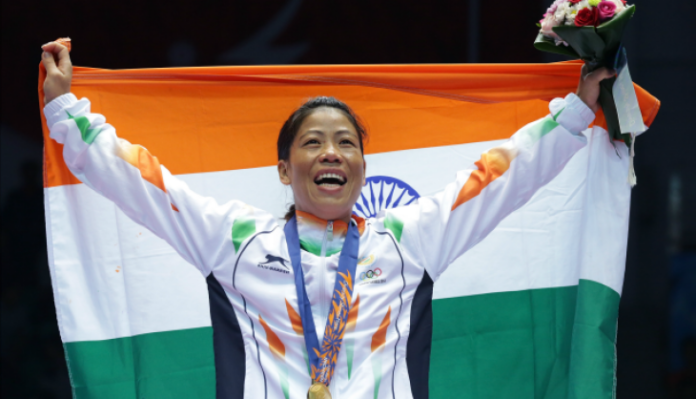 mary kom wins sixth gold medal