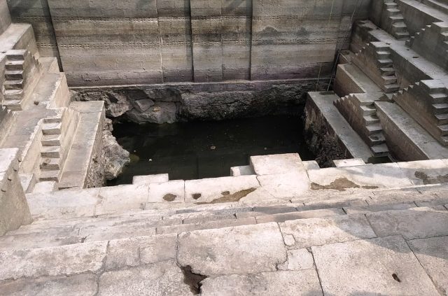 Interglobe restoring ancient well