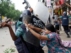 Strike by Bangladeshi garment workers