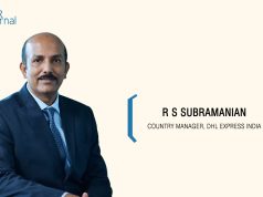 RS Subramanian from DHL Express India