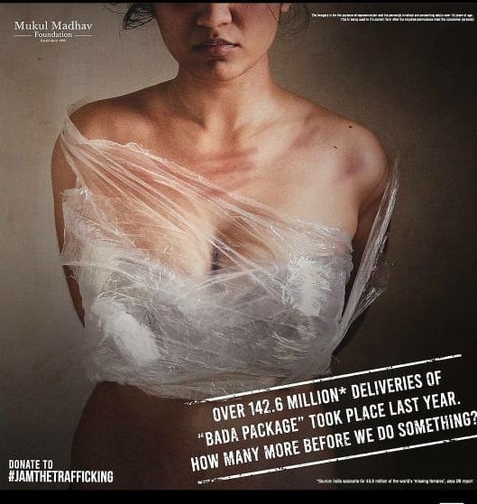 sex trafficking campaign by Prajwala