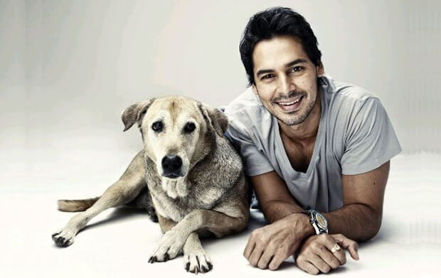 Dino Morea with Ganpat - World Animal Day 2020