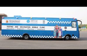 AI-enabled Mobile Clinic in New Delhi - SBI Life and Growdiesel