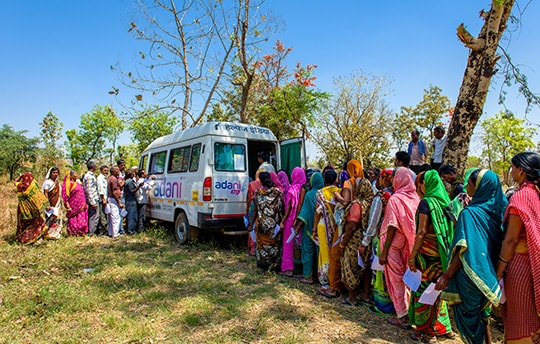 Adani Rural health check camps