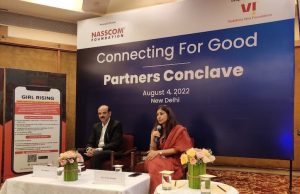 L to R - P Balaji, Director, Vodafone Idea Foundation and Nidhi Bhasin, CEO, NASSCOM Foundation
