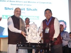 Union Home and Cooperation Minister Shri Amit Shah with Mr. A.M. Naik, Group Chairman, Larsen & Toubro