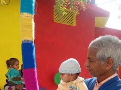 Caregiver involvment in stimulating touch and feel_Udaipur Naiyyon ki talai