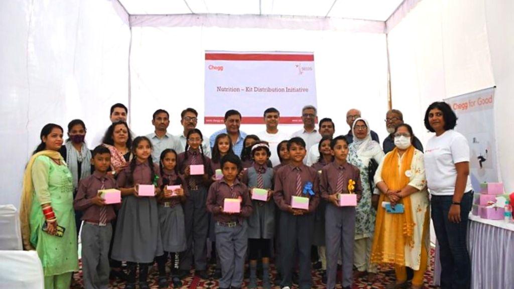 Chegg and SEEDS distribute nutrition kits in schools across Delhi-NCR and Visakhapatnam