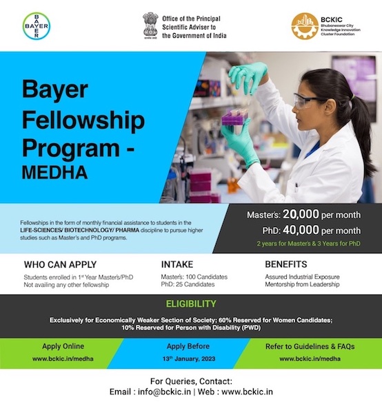 Bayer Medha Fellowship Program