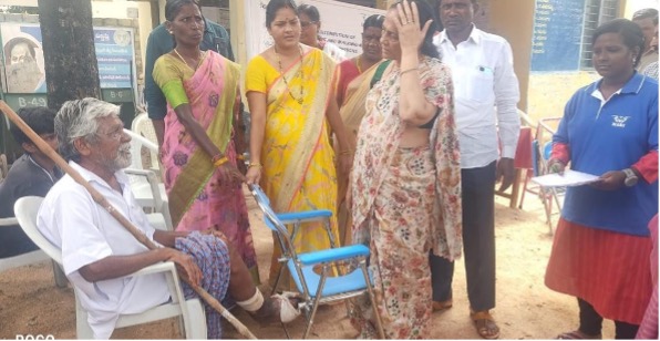 Dr. Saraswati Turlapati, SOLON visit and interaction with identified beneficiaries