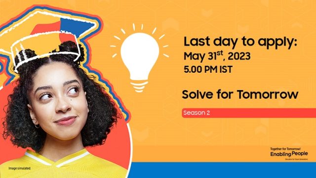 Solve for Tomorrow gets over 50000 Registrations