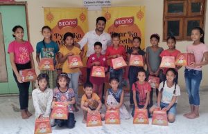 Bikano celebrated RakshaBandhan with the children of the Sweet Home orphanage in Najafgarh