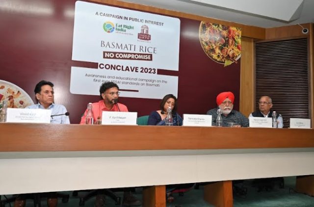 Eminent industry experts discussed new regulations of the FSSAI on Basmati at the inaugural ‘Basmati Rice No Compromise' Conclave in New Delhi