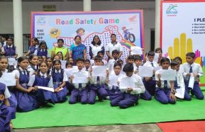 Honda Motorcycle and Scooter India conducts Road Safety Awareness Campaign in Bilaspur Chhattisgarh