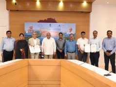MoU signed between Gujarat State Government and Mr PNC Menon, Founder- Sobha in the presence of Hon’ble Chief Minister of Gujarat Shri. Bhupendrabhai Patel