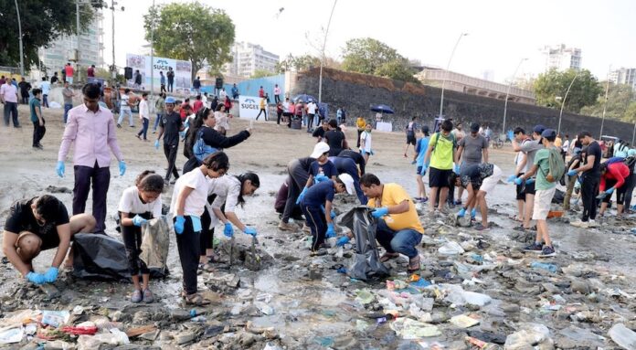 CSR: Samudra Manthan Initiative Conducted for Dadar Beach Clean up 2024