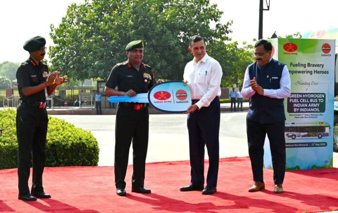 Sustainable Transport: Indian Army partners with Indian Oil for Hydrogen Fuel Cell Bus