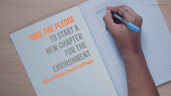 CSR campaign #DontSkipTheFirstPage launched for Eco-Consciousness