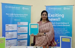 Dr. Nidhi Pundhir, Vice President, Global CSR, HCLTech and Director, HCLFoundation at HCLTech Grant Symposium