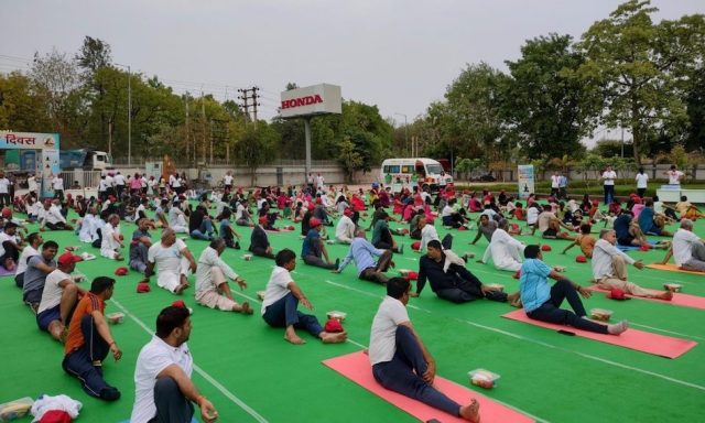 Honda India Foundation (HIF) celebrates International Yoga Day at Honda Samajik Vikas Kendra (HSVK)