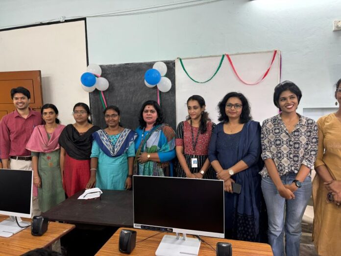 CSR: Desktop computers donated and IT lab set up at SMV School Thiruvananthapuram