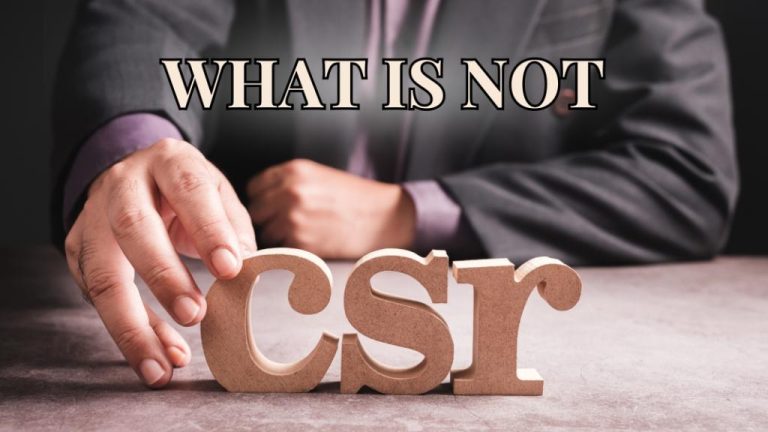 What is not CSR as per Indian law?