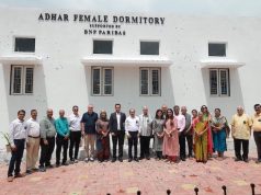 BNP Paribhas CSR Adhar Dormitory inauguration