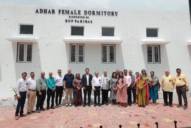 BNP Paribhas CSR Adhar Dormitory inauguration