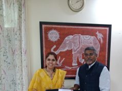 From Left to Right_Pragya Kewalramani, Commissioner of the Tribal Area Development Department, Rajasthan and Pratyush Das, Regional Director, Magic Bus India Foundation