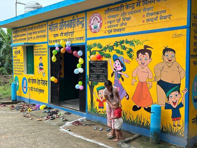 Gee Saidpur Children to 'Learn Modern' with Model Anganwadi