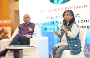 Sunitha Krishnan at SVP Hyderabad Daan Utsav event