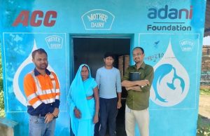 Adani Foundation, ACC, milk collection center