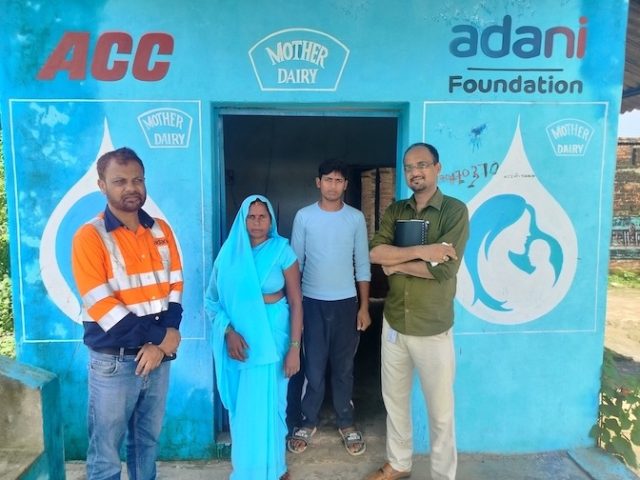 Adani Foundation, ACC, milk collection center