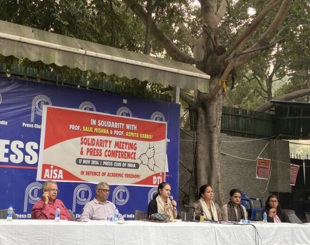 Democratic Teacher's Initiative at Press Club, Delhi