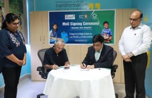 The Akshaya Patra Foundation signs an MoU with HPCL to support 1000 students of government and government-aided schools at Jodhpur, Lucknow and Vishakhapatnam