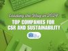 Top CSR and Sustainibility Companies of 2024