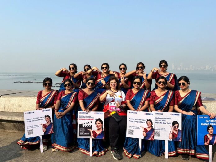HDFC Bank employees participate in Tata Mumbai Marathon 2025 to support Right to Education