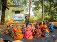 Women from the Maa Budhidei Self-Help Group undergoing a training on WASH in Dhenkanal, Odisha