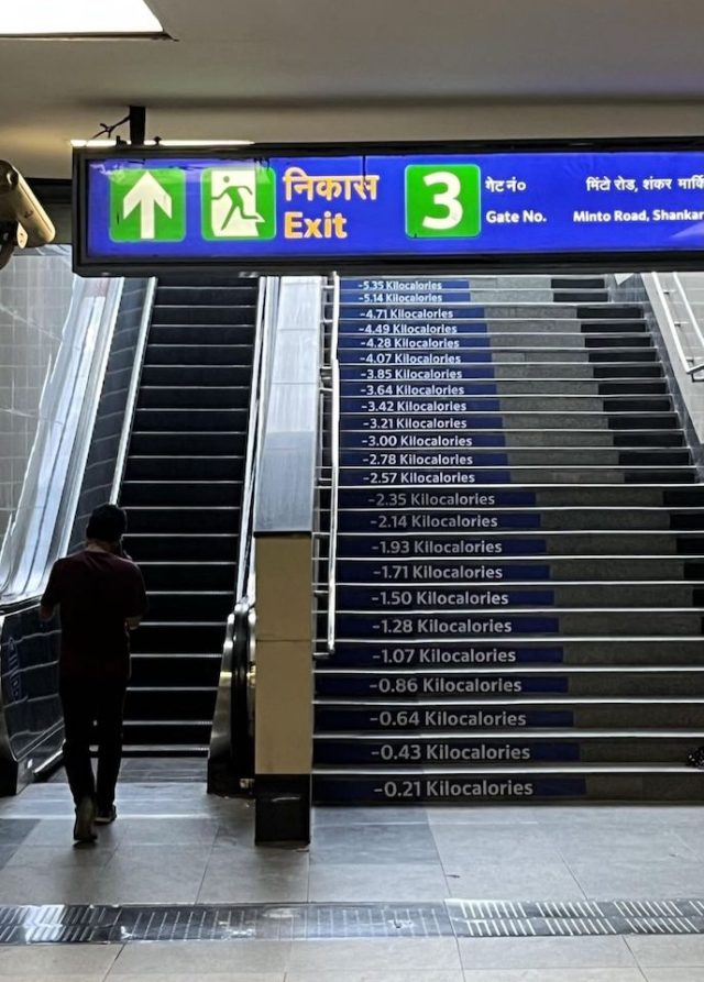 Delhi Metro Calorie Counter