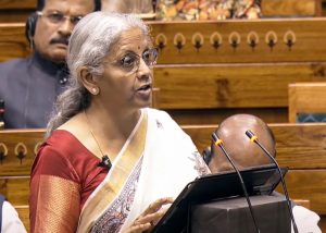 Finance Minister Nirmala Sitharaman