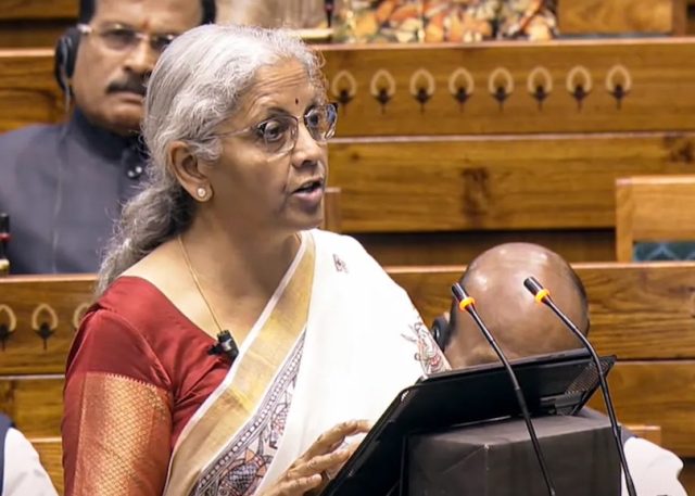 Finance Minister Nirmala Sitharaman