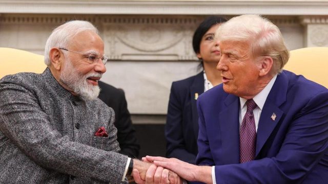 PM Modi Meets President Trump Feb 2025