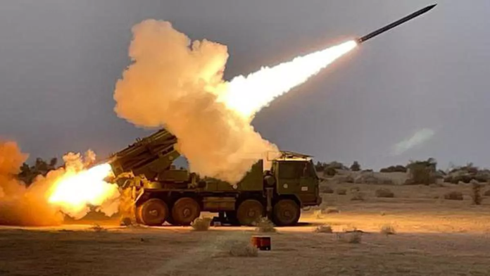 Select India Offers Indigenously Developed Pinaka Multi-Barrel Rocket Launcher to France India Offers Indigenously Developed Pinaka Multi-Barrel Rocket Launcher to France