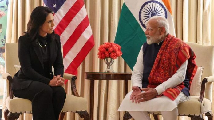 Select PM Modi meets US Intel Chief Tulsi Gabbard ahead of meeting with Trump PM Modi meets US Intel Chief Tulsi Gabbard ahead of meeting with Trump