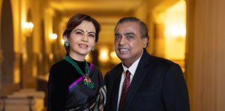 Mukesh and Nita Ambani